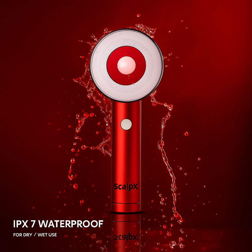 ScalpX™ 3-1 Red Light Therapy Scalp Massager | 12 Month Warranty