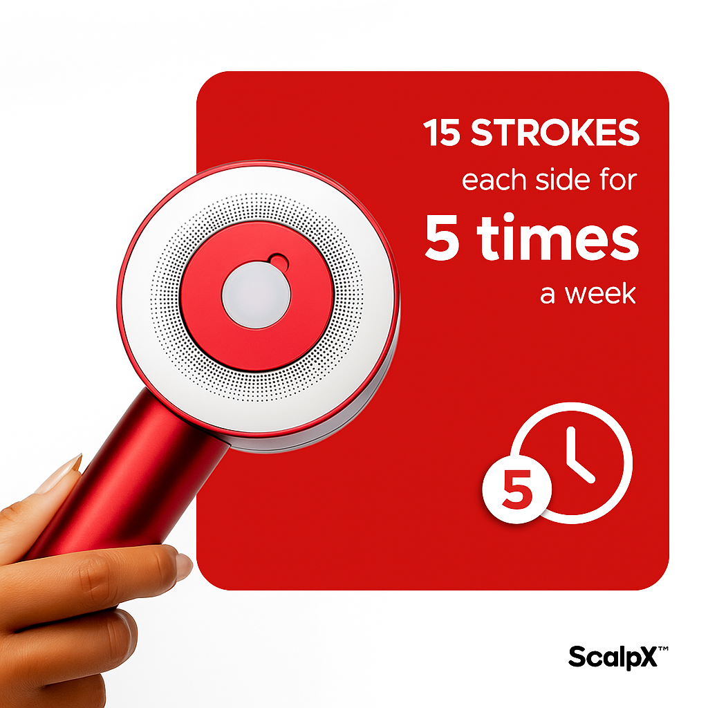 ScalpX™ 3-1 Red Light Therapy Scalp Massager | 12 Month Warranty