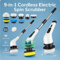 Cleanistic™         Electric Spin Scrubber (9-in-1) ...