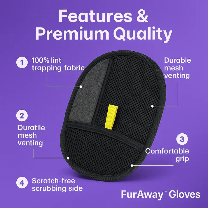 FurSweep™ Pet Hair Removal Gloves (Buy 1 Get 1 Free)