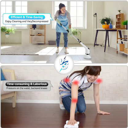 Cleanistic™         Electric Spin Scrubber (9-in-1)